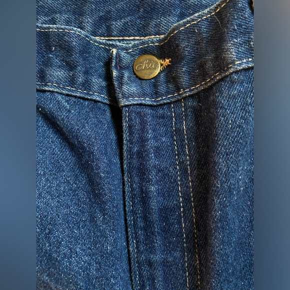 SOLD!💥Vintage High-Rise Flattering Chic Mom Jeans, Dark Wash, 80s 90s, 34 Waist - Picture 9 of 13